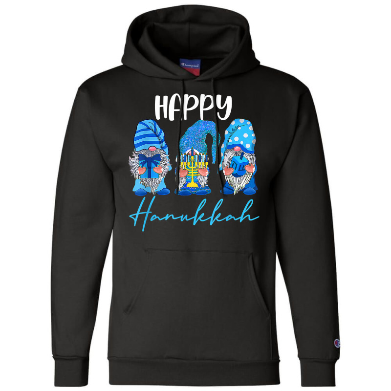 Happy Hanukkah Gnomes Menorah Dreidel Jewish Holiday T Shirt Champion Hoodie | Artistshot