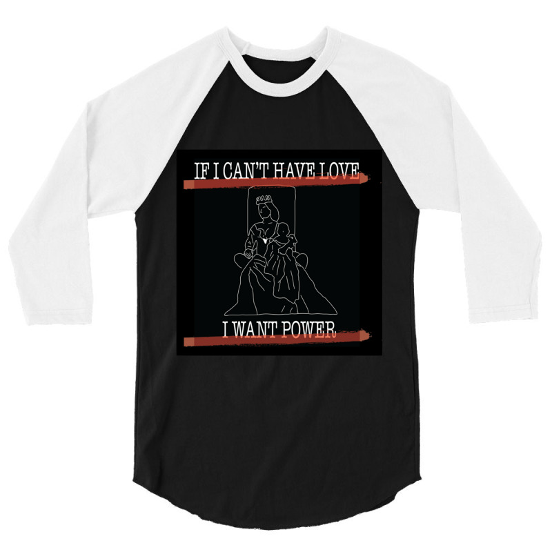 Halsey Album Cover If I Cant Have Love, I Want Power 3/4 Sleeve Shirt by cm-arts | Artistshot