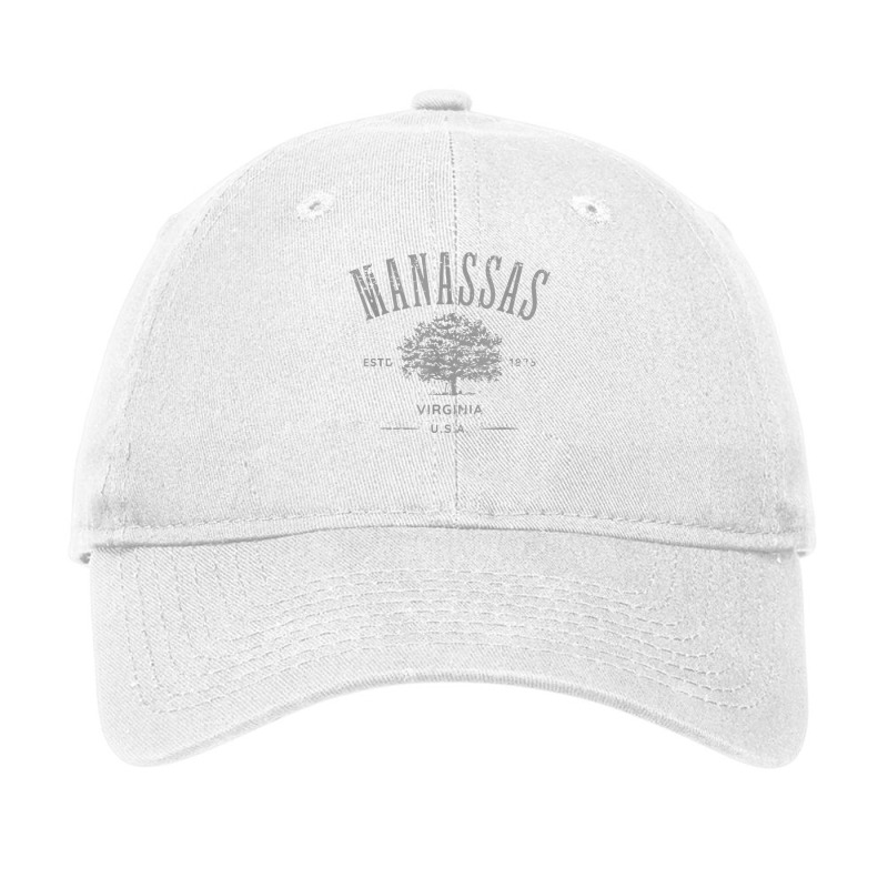 Manassas Virginia Vintage Distressed Style Design Souvenir T Shirt Adjustable Cap by melliebowleli | Artistshot