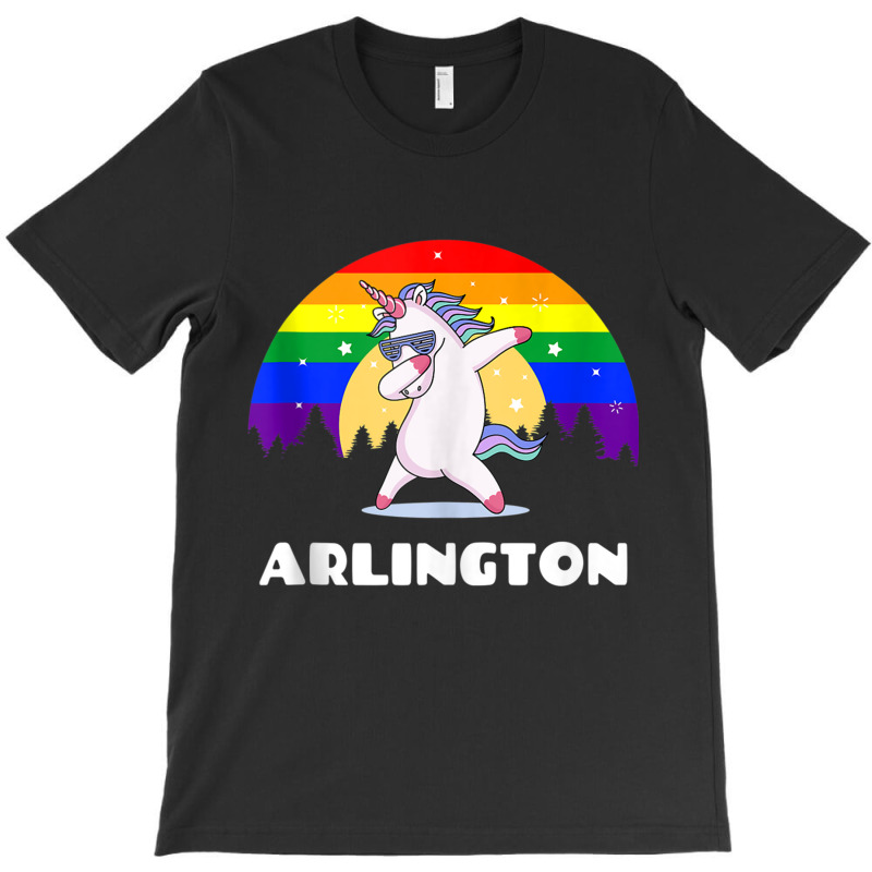 Arlington Texas   Lgbtq Gay Pride Rainbow Tank Top T-Shirt by cm-arts | Artistshot