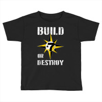 Build Or Destroy Mathematics Allah 5 Percent Godbody Nge God Raglan Ba Toddler T-shirt | Artistshot