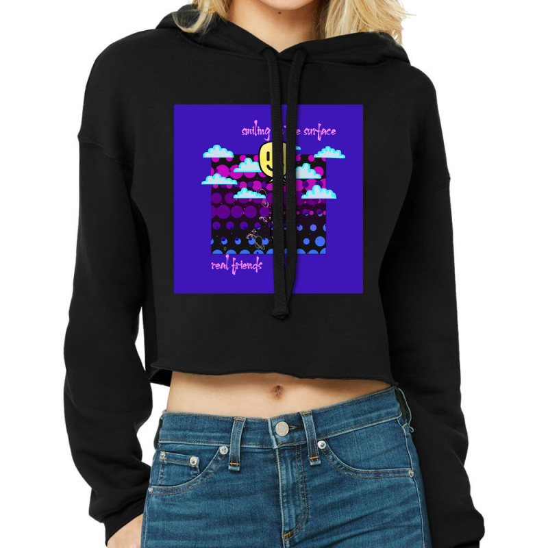 Smiling Balloon Cropped Hoodie by OSWALDOLIMART | Artistshot