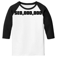 Hustle Smart   Seo Millionaire Digital Marketing T Shirt Youth 3/4 Sleeve | Artistshot