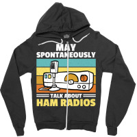 Talk About Ham Radio Amateur Ham Radio Premium T Shirt Zipper Hoodie | Artistshot