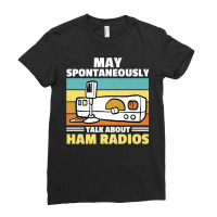 Talk About Ham Radio Amateur Ham Radio Premium T Shirt Ladies Fitted T-shirt | Artistshot