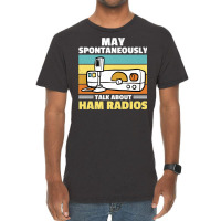 Talk About Ham Radio Amateur Ham Radio Premium T Shirt Vintage T-shirt | Artistshot