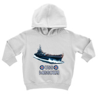 American World War 2 Naval Battleship Uss Missouri Long Sleeve T Shirt Toddler Hoodie | Artistshot