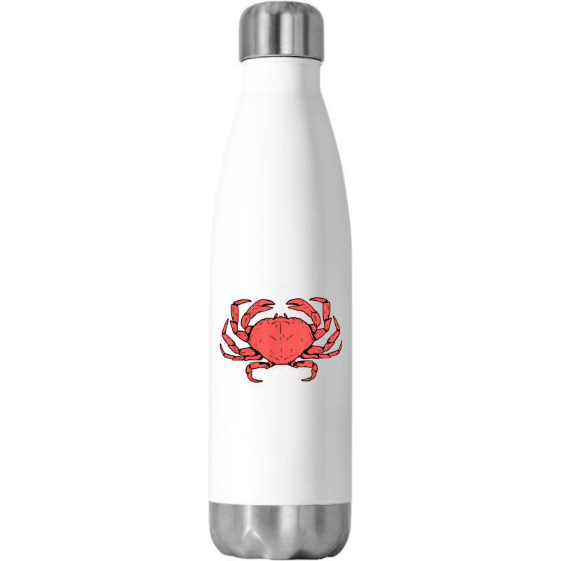 Crab Crustacean T Shirt Stainless Steel Water Bottle | Artistshot