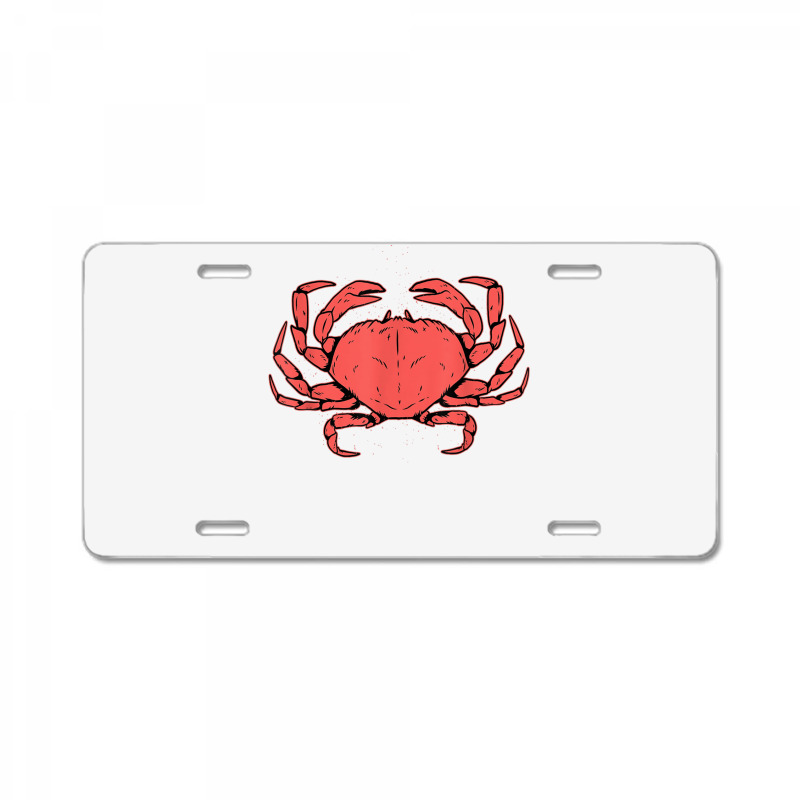 Crab Crustacean T Shirt License Plate | Artistshot