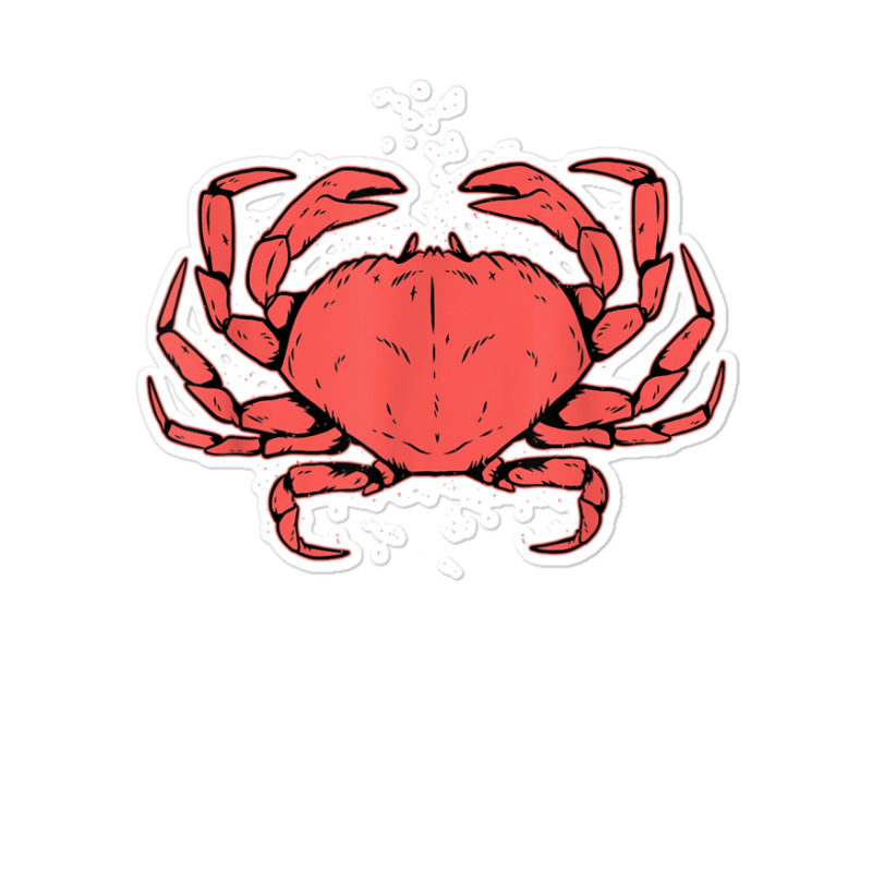 Crab Crustacean T Shirt Sticker | Artistshot