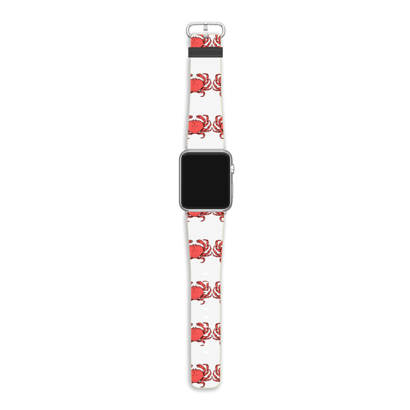 Crab Crustacean T Shirt Apple Watch Band | Artistshot