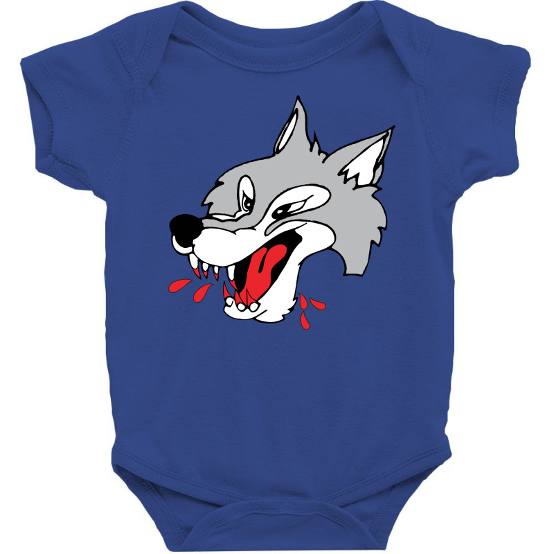 The Sudbury Wolves Baby Bodysuit by cm-arts | Artistshot