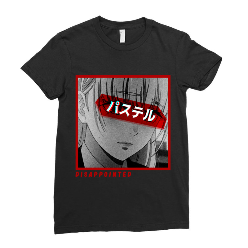 Disappointedquot - Kirari Momobami Cube Minimalism Art Ladies Fitted T-Shirt by cm-arts | Artistshot