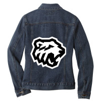 Traktor Chelyabinsk Ladies Denim Jacket | Artistshot