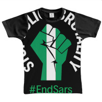 Endsars Stop Police Brutality Nigeria Police Reform Protest Premium T Graphic Youth T-shirt | Artistshot