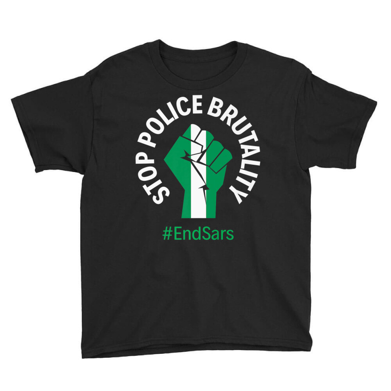 Endsars Stop Police Brutality Nigeria Police Reform Protest Premium T Youth Tee | Artistshot