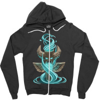 Resto Shaman Totem Zipper Hoodie | Artistshot