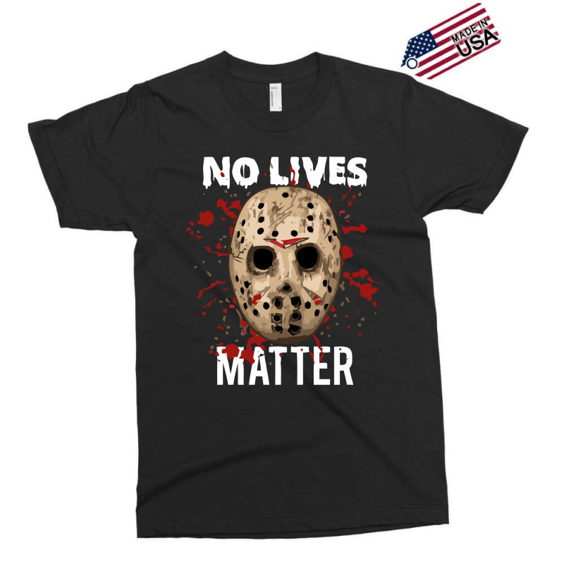 No Lives Matter 'jason Mask Horror Halloween Exclusive T-shirt by cm-arts | Artistshot