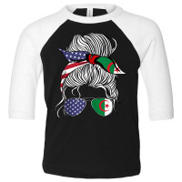 American Algerian Patriot Flag Women Girl Algeria Grown Tank Top Toddler 3/4 Sleeve Tee | Artistshot