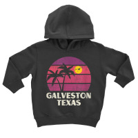 Galveston Texas Beach Surfer Vintage Sun Love Galveston Tx T Shirt Toddler Hoodie | Artistshot