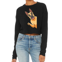 Malinois T  Shirt Malinois Dog B Elgian Shepherd Dog Cropped Sweater | Artistshot