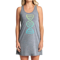 Dna Nucleic Acids Science Biology And Genetics Zip Hoodie Tank Dress | Artistshot