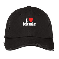 I Love Music   Funny Saying Sarcastic Novelty Musician Music T Shirt Vintage Cap | Artistshot