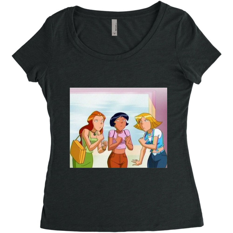 Totally Spies  (6) Women's Triblend Scoop T-shirt by cm-arts | Artistshot