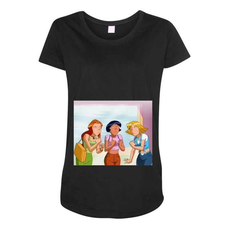 Totally Spies  (6) Maternity Scoop Neck T-shirt by cm-arts | Artistshot