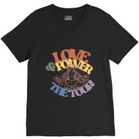 Halsey Love Amp Power Tour V-neck Tee | Artistshot