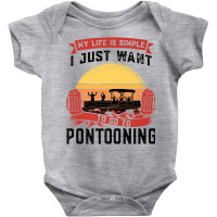 I Just To Go To Pontooning Pontoon Boat Captain Premium T Shirt Baby Bodysuit | Artistshot