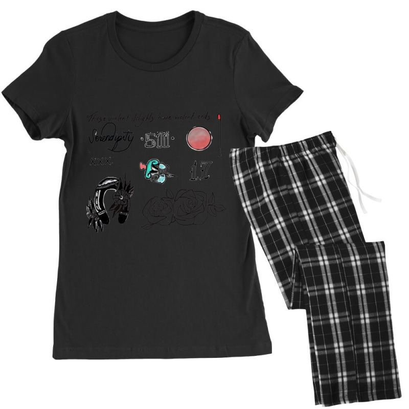 Halsey Tattoos Women's Pajamas Set by cm-arts | Artistshot