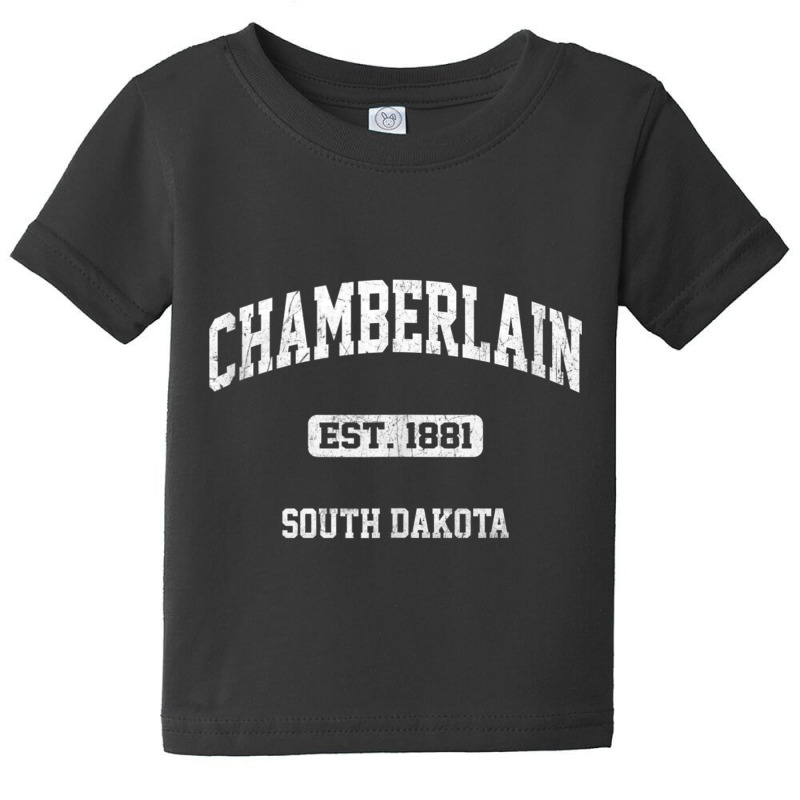 Chamberlain South Dakota Sd Vintage State Athletic Style Tank Top Baby Tee by cm-arts | Artistshot