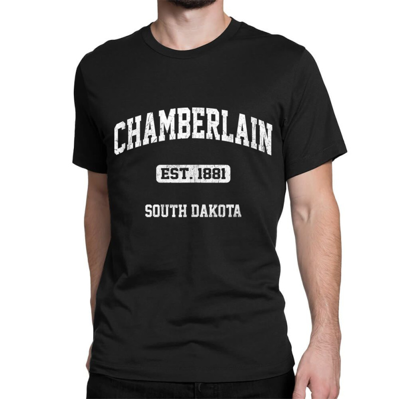 Chamberlain South Dakota Sd Vintage State Athletic Style Tank Top Classic T-shirt by cm-arts | Artistshot