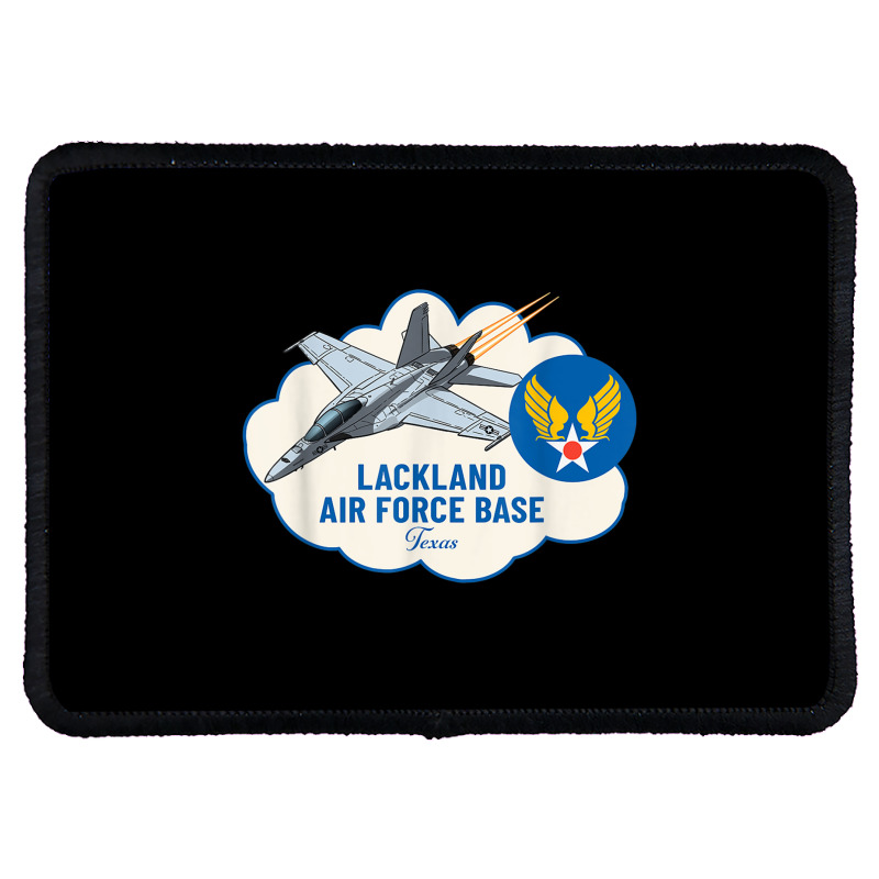 Lackland Afb Air Force Base Texas Tx Veterans T Shirt Rectangle Patch | Artistshot