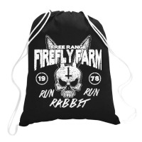 Firefly Farms Run Rabbit Run Relaxed Fit Drawstring Bags | Artistshot