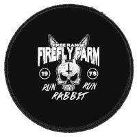 Firefly Farms Run Rabbit Run Relaxed Fit Round Patch | Artistshot