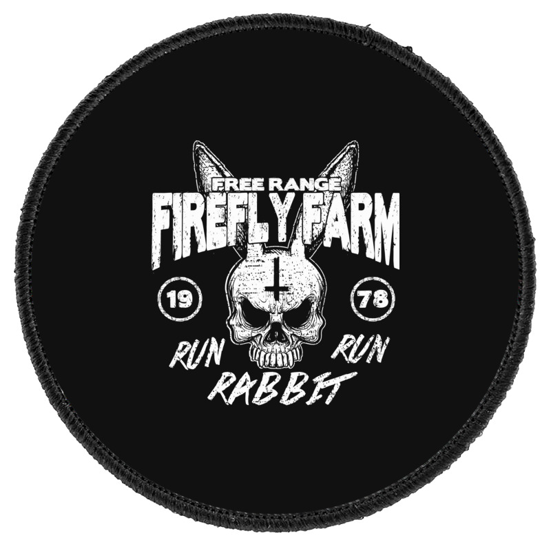 Firefly Farms Run Rabbit Run Relaxed Fit Round Patch by LYNNHUTCHISON-SHOP | Artistshot