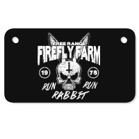 Firefly Farms Run Rabbit Run Relaxed Fit Motorcycle License Plate | Artistshot