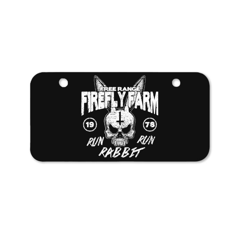 Firefly Farms Run Rabbit Run Relaxed Fit Bicycle License Plate by LYNNHUTCHISON-SHOP | Artistshot