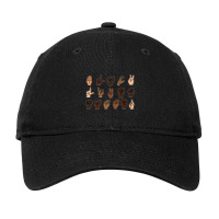 Black Lives Matter Sign Language Tta Adjustable Cap | Artistshot