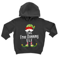 Free Running Elf Group Christmas Funny Pajama Party Premium T Shirt Toddler Hoodie | Artistshot