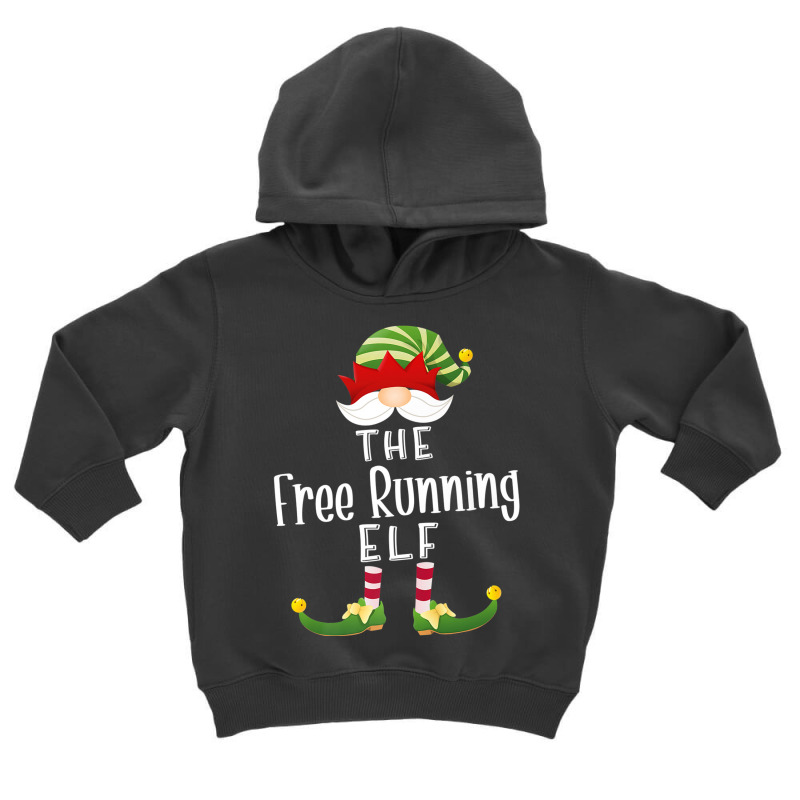 Free Running Elf Group Christmas Funny Pajama Party Premium T Shirt Toddler Hoodie by cm-arts | Artistshot