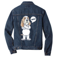 Petit Basset Griffon Venden T  Shirt Stubborn Petit Basset Griffon Ven Men Denim Jacket | Artistshot