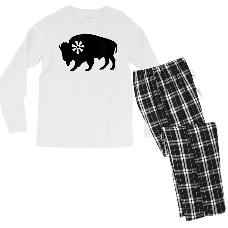 Stutelage Buffalo Shirt T Shirt Men's Long Sleeve Pajama Set | Artistshot