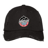 Ski Whistler B.c Canada Skiing Paradise Vintage Cap | Artistshot