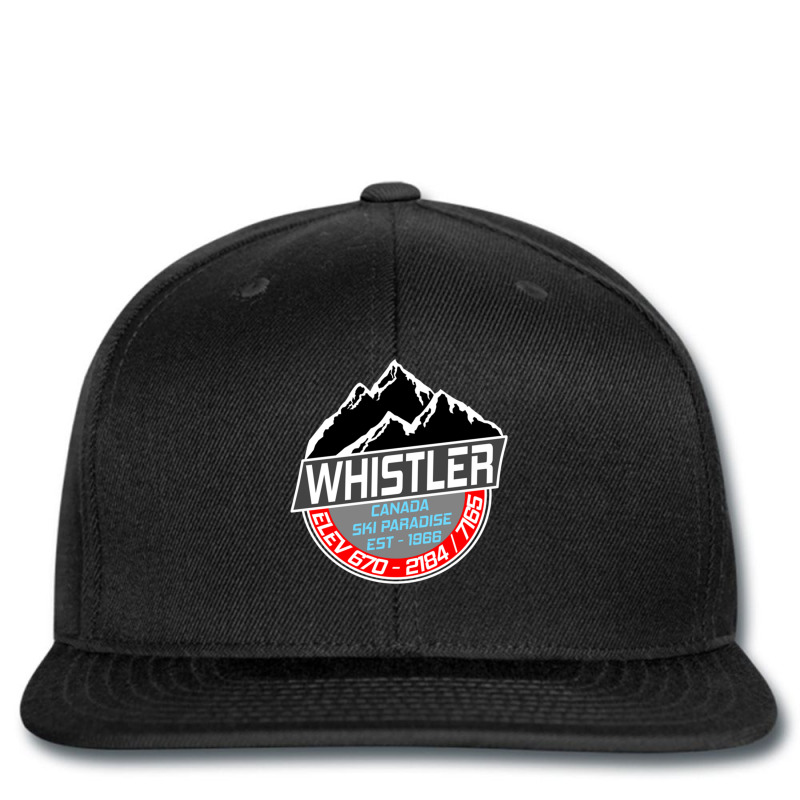 Ski Whistler B.c Canada Skiing Paradise Printed hat by cm-arts | Artistshot