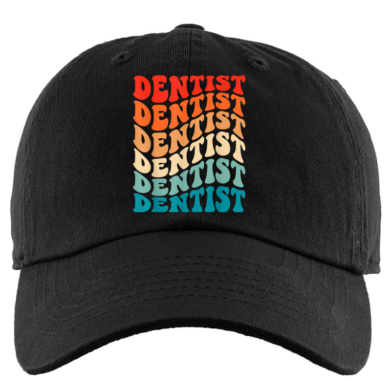 Retro Groovy 70s Future Dentist Assistant Vintage Funny Wavy T Shirt Kids Cap | Artistshot