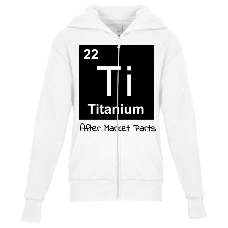 Titanium After Market Parts Sweatshirt Youth Zipper Hoodie | Artistshot