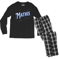 Personalised Mathis Name T Shirt Men's Long Sleeve Pajama Set | Artistshot